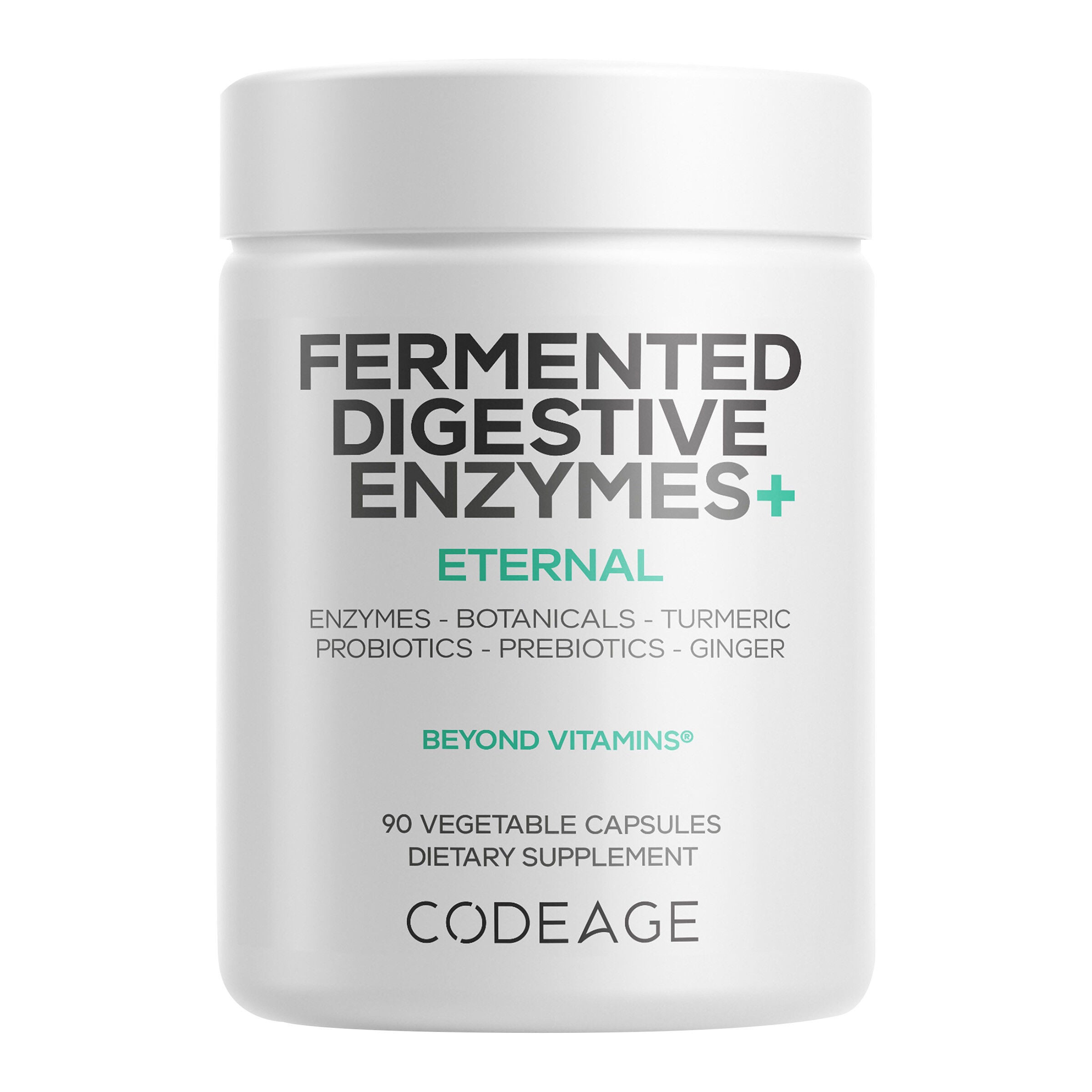 Fermented Digestive Enzymes with Probiotics &amp; Prebiotics - 90 Capsules (90 Servings)  | GNC